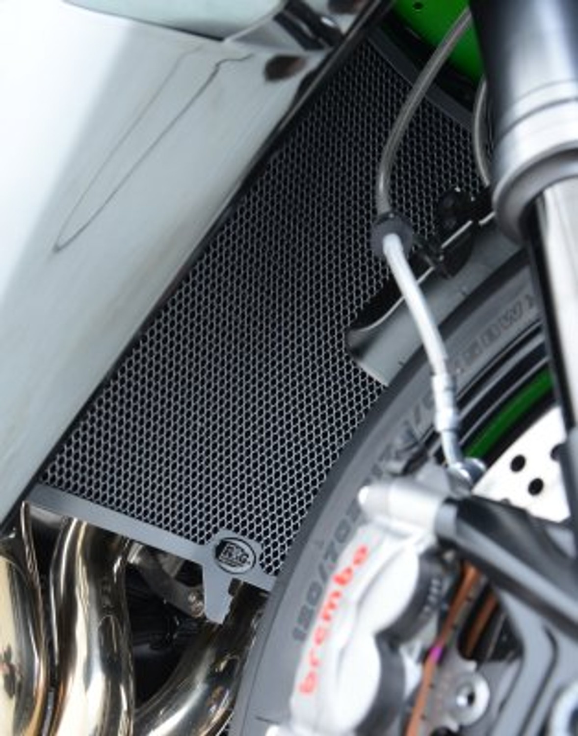 R&G Racing Radiator Guard for the Kawasaki H2/H2R '15-'22 R&G Racing Radiator Guard for the Kawasaki H2/H2R '15-'22